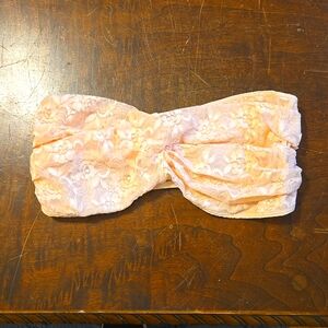 Peach Lace Bandeau